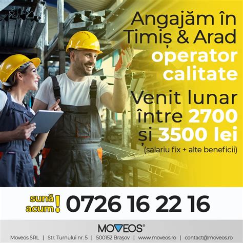 Locuri de munca Timişoara Operator.